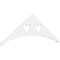 Ekena Millwork Pitch Winston Architectural Grade PVC Gable Pediment, 72"W x 24"H x 1"P (8/12) GPP072X024X100WIN - alternate 1